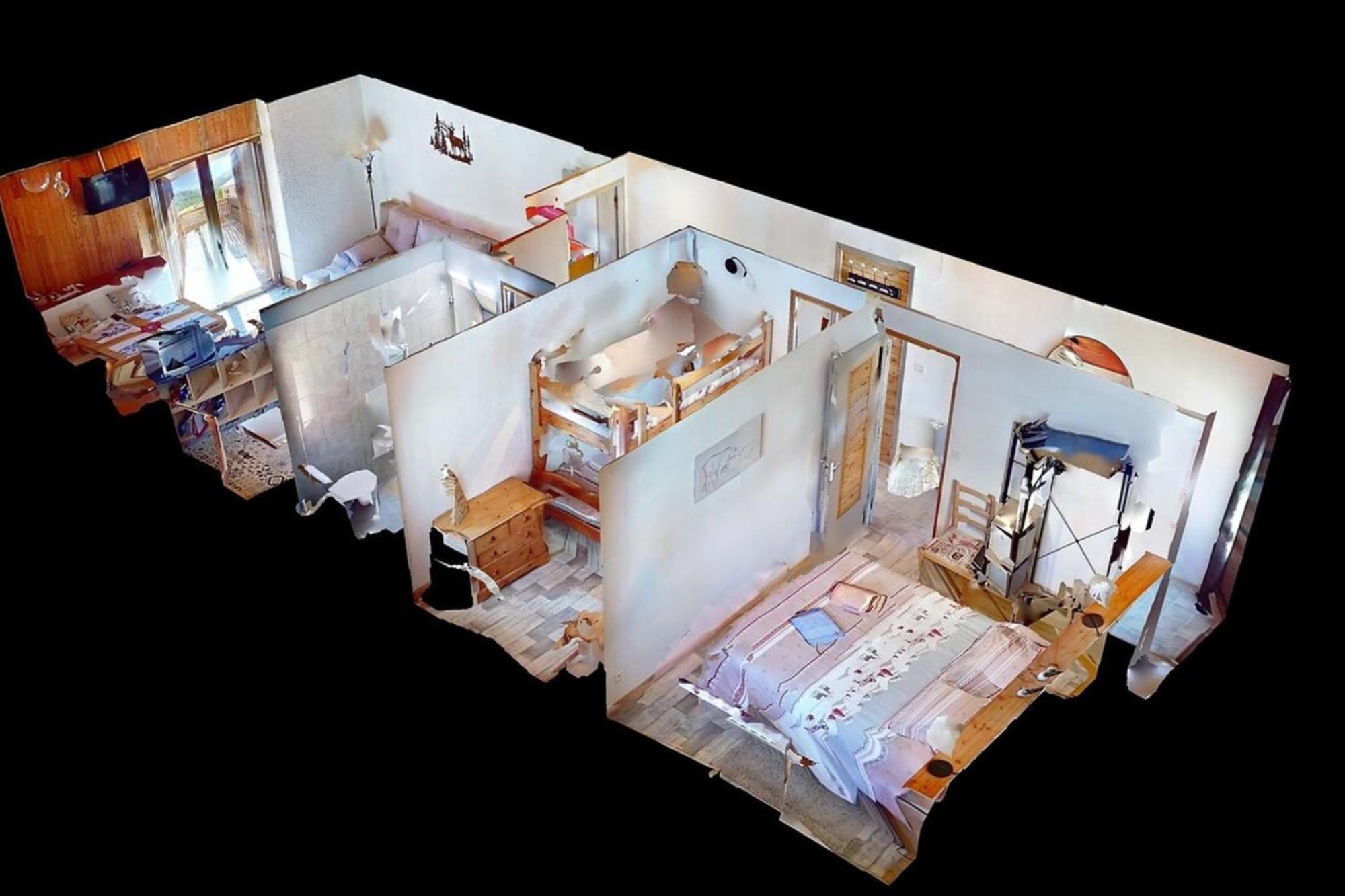 Appartement Casa-la Lobio Foot Of The Slopes Breathtaking Views 4p